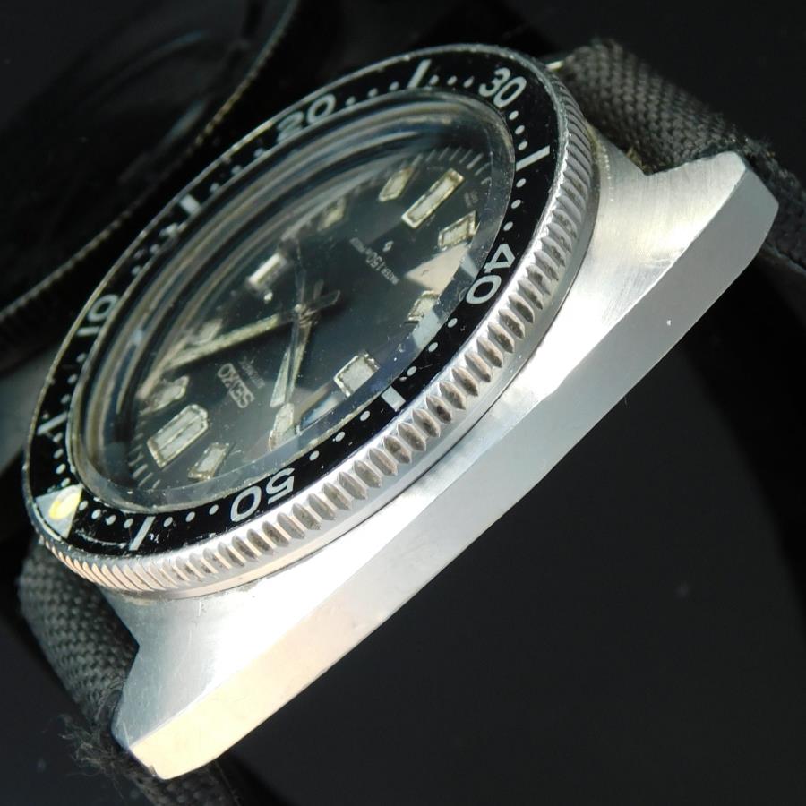 ★★★ SEIKO　★★★  Second Diver Intial “WATER 150M PROOF” 6105-8000 In 1969’s☆セカンドダイバーモデル “150M防水” 6105-8000 1969年製造  R e f . 6 1 M C 0 1 0のサムネイル