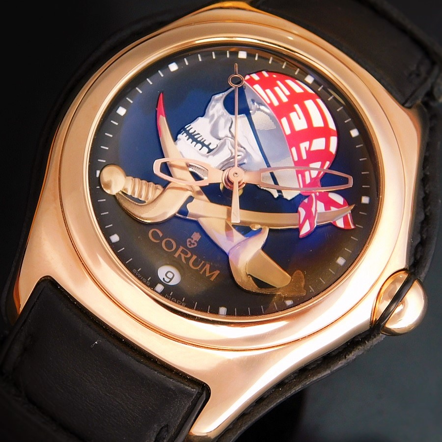 ★★★ CORUM ★★★18k Solid Pink Gold “BUBBLE PRIVATEER” Limited Edition Size 66/99★18金無垢ピンクゴールド “バブル プライべディア” 限定99本/エディションサイズ No.66  Ref.082.150.55/Cal.2892A2のサムネイル