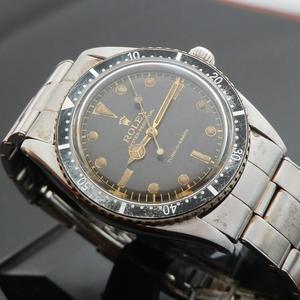 伝説ミラーダイアル&ゴールドレター針極上Ref.6202★ロレックス ターノグラフ★1953年Cal.645