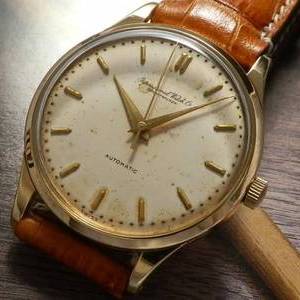 希少1960年☆ペラトンCal.853★IWC オールドインター★18金無垢シャンパンゴールド