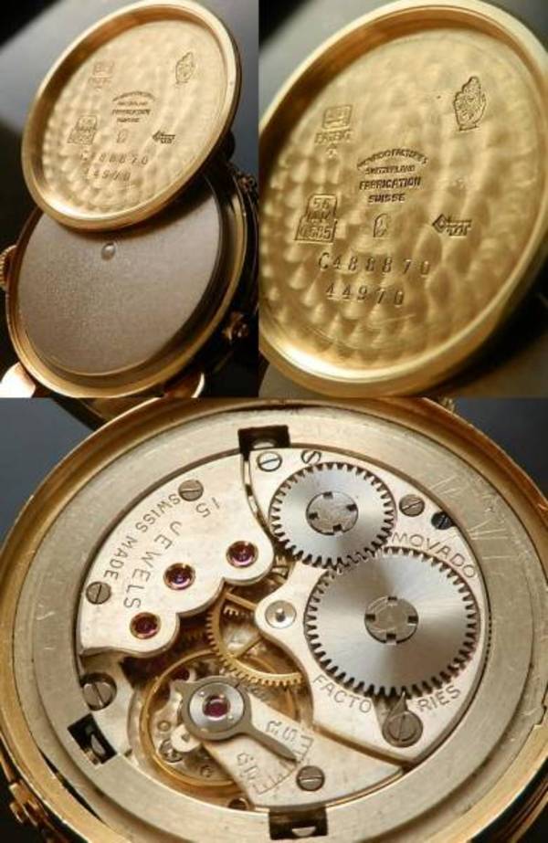 激希少14金無垢シャンパンゴールド☆モバード セレクトグラフ