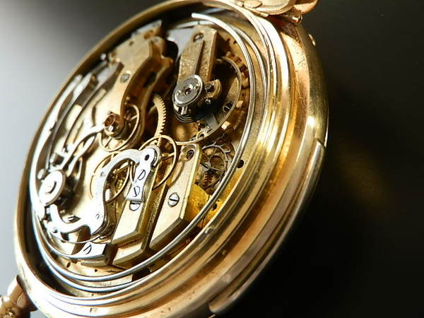 14金無垢☆1895年フランス万博金賞☆ミニッツリピーター