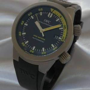 Ref.353804 ブラックチタン/ステンレススチール★IWC アクアタイマー★2000m☆Cal.30110