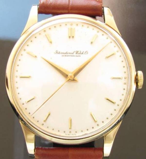 18金無垢シャンパンゴールド☆オールドインター IWC☆CAL.89☆1961年 