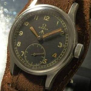 1946年☆激希少イギリス軍用★オメガ ブロードアロー★30mmキャリバーCal.30T2 WWW (WATERPROOF WRIST WATCH =防水腕時計)