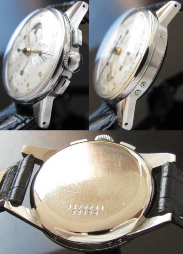 幻の逸品! トリコンパックス☆ユニバーサル ジュネ-ブ☆トリプル