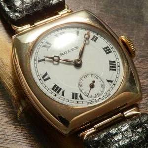 幻..9金無垢ローズゴールド クッション★ロレックス Ref.869★Cal.101/2 フレキシブル1928年