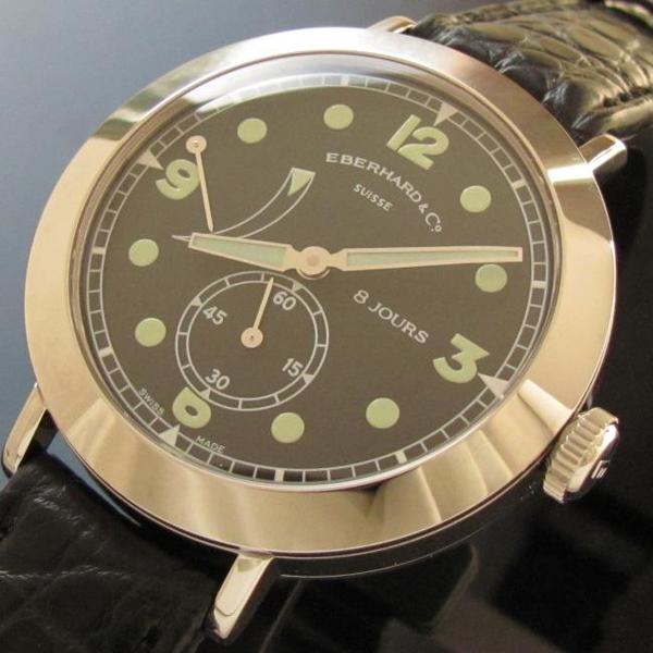 銀無垢 EBEHARD & CO/エベラール☆R e f . 2 2 5 3☆Cal.7760 クロノ 