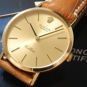 極上品☆18金無垢シャンパンゴールド★ロレックス チェリーニ★Ref.4112/Cal.1601