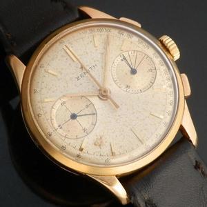 激希少18金無垢シャンパンゴールド★ゼニス クロノグラフ★マテール749ベース伝説Cal.146D★ ZENITH CHRONOGRAPH