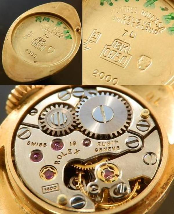 幻エジプシアンRef.2000☆ロレックス カメレオン Cal.1400☆18金 幻エジプシアンRef.2000☆ロレックス カメレオン Cal.1400☆18金