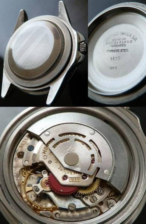 1963年ヒラメ☆ミラー☆ロレックス GMTマスター Ref.1675/Cal