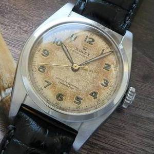 経年の美…1950年★ロレックス ビッグバブルバック★Ref.6050/Cal.630