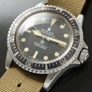 イギリス軍官給本物★ロレックス サブマリーナ Ref.5513/Cal.1520★日本ロレックス見積