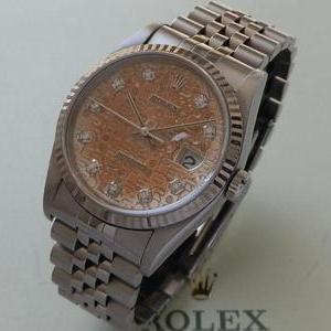 純正コンピューター&ダイヤモンド★ロレックス デイトジャスト★Ref.16234/Cal.3135