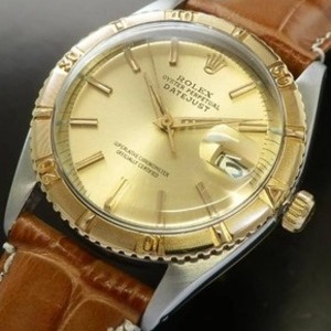 激希少14金無垢シャンパンゴールド/ステンレススティール★ロレックス デイトジャスト サンダーバード Ref.1625★Cal.1560
