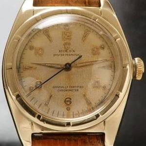 激レア10金無垢エンジンベゼル★ロレックス バブルバック★Ref.5015/Cal.630NA