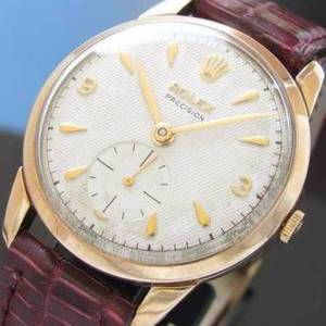 激激希少Ref.6913☆9金無垢★ロレックス プレシジョン★伝説Cal.1200スモールセコンド