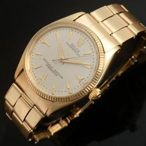 ★★★　R O L E X ★★★  Oyster Perpetual Collection/ 14K Solid Gold w/14K Bracelet★オイスターパーペチュアル　コレクション “1950年代”　14金無垢シャンパンゴールド&エクステンションブレス  Ref.6567/Cal.1030