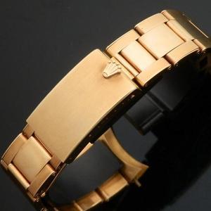 ★★★　R O L E X ★★★  18K Solid Gold “OYSTER RIVET BRACELET” Big Logo Full Links★18金無垢 “オイスター3連リベット ブレスレット” ビッグロゴ フル駒  Ref.7206/8 ・ FF.45