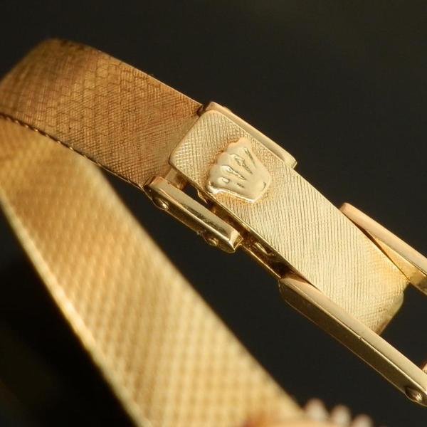 管番100 ロレックス　ROLEX 尾錠　純正　金色　8ミリ 管番100 ロレックスROLEX 尾錠純正金色8ミリ