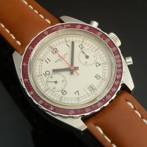 ★★★　BREITLING　★★★  Special Racing Chronograph “RACING TEAM ” WineRed Plastic Bezel★スペシャル レーシング クロノグラフ “レーシングチーム” ワインレッドプラスチックベゼル  Ref.1130/Cal.7734