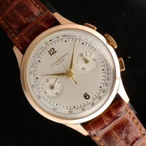 ★★★　CHRONOGRAPHE SUISSE　★★★  18K Solid Gold “ANTIMAGNATIC” 35mm Over Big Round ★18金無垢ピンクゴールド “アンティマグネティック/耐磁” 35mmオーバービッグラウンドケース