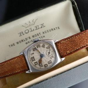 ★★★　R O L E X ★★★  925 Solid Silver “CUSHION” Radial Dial Imported Glosgow in 1924’s  925銀無垢シルバー “クッション” ラジアルダイアル グラスゴー1924年インポート Cal.10 1/2