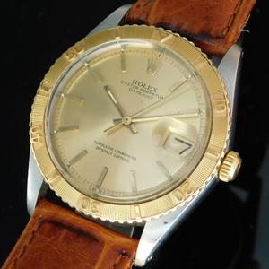 ★★★　ROLEX　★★★  18K SOLID GOLD TURNNING BEZEL & SS “THUNDERBIRD” IN 1977☆18金無垢シャンパンゴールド回転ベゼル & SS “サンダーバード” 1977年  Ref.1625/3 Cal.1570