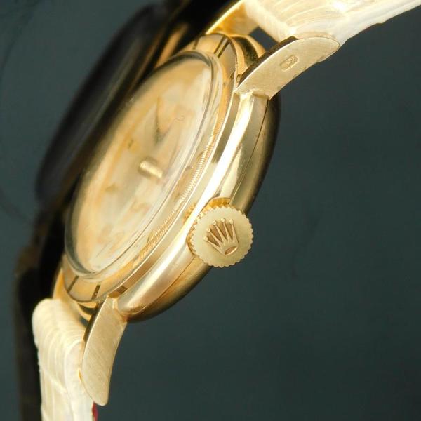R O L E X 18K Solid gold “Needed Bezel Round” Small Second