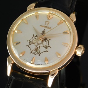 ★★★　OMEGA　★★★  Produced 100 pieces “PRE-COMMERCIAL (PROTOTYPES)” 18k Rose Gold☆1956年 約100個限定製造 “プリコマーシャル プロトタイプ” 18金無垢ローズゴールド  Seamaster XVI Ref.2850SC/Cal.471 ..十字功労賞紋章