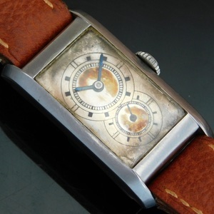 ★★★ LONGINES ★★★  14K Solid Gold ” DOCTORS DUO DIAL ” In 1933’s☆激激希少メーカーアーカイブ付属1935年11月25日販売★ロンジン　ドクターウオッチ Ref.3242★フレンチSSケース☆伝説Cal.9.32