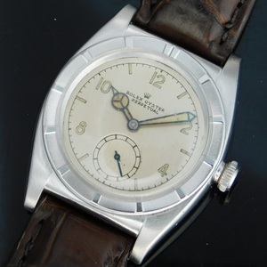 ★★★ ROLEX ★★★  Small second Dial “BUBBLEBACK” Needed Bezel SS★スモールセコンドダイアル “バブルバック” ステンレススティール  Ref.3458/Cal.620NA