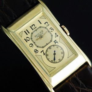 ★★★ ROLEX ★★★  14K Solid Gold “BRANCARD PRINCE” Doctor Watch Requtangular★14金無垢 “プリンス ブランカード” ドクターウオッチ  Ref.1490/Cal.300