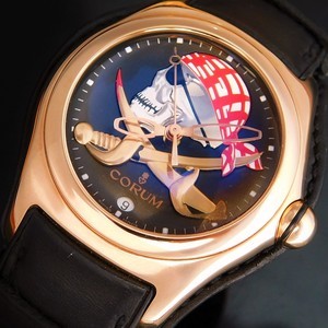 ★★★ CORUM ★★★18k Solid Pink Gold “BUBBLE PRIVATEER” Limited Edition Size 66/99★18金無垢ピンクゴールド “バブル プライべディア” 限定99本/エディションサイズ No.66  Ref.082.150.55/Cal.2892A2