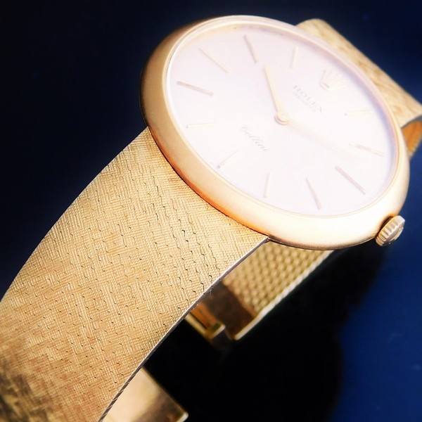 ROLEX All 18K Solid Gold – “C E L L I N I” – Mesh Continued