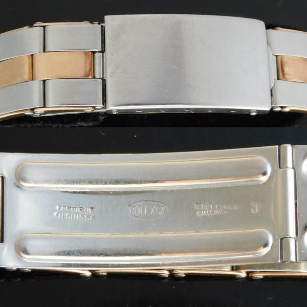 ROLEX Ribbed Engraving Fooded “BUBLEBACK” 18k Solid Rose