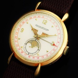 ★★★　Jaeger-LeCoultre ★★★  Triple Calender & Moon Phase / “Louis Comtesse” 18k Solid Gold Case✩トリプルカレンダー&ムーンフェイズ　ルイ・コンテス社製18金無垢ケース  Legendary Caliber “494”