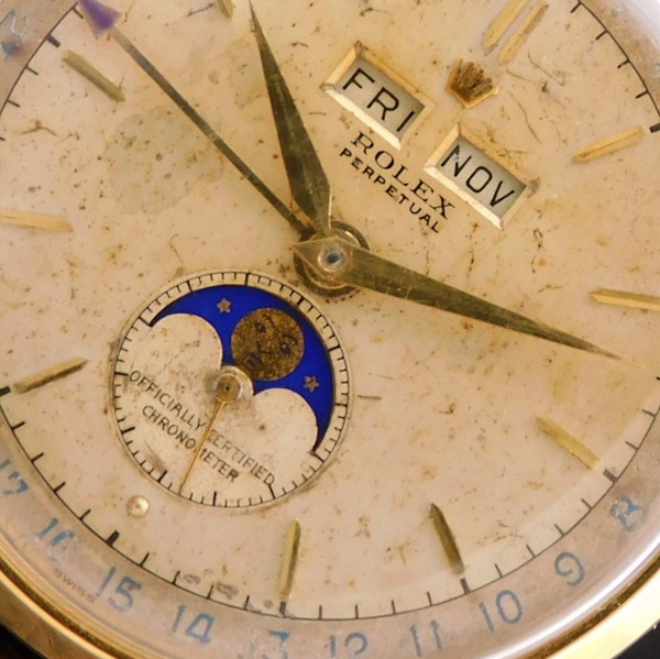 幻の逸品☆18金無垢1950年代オール純正☆ロレックス パデローン