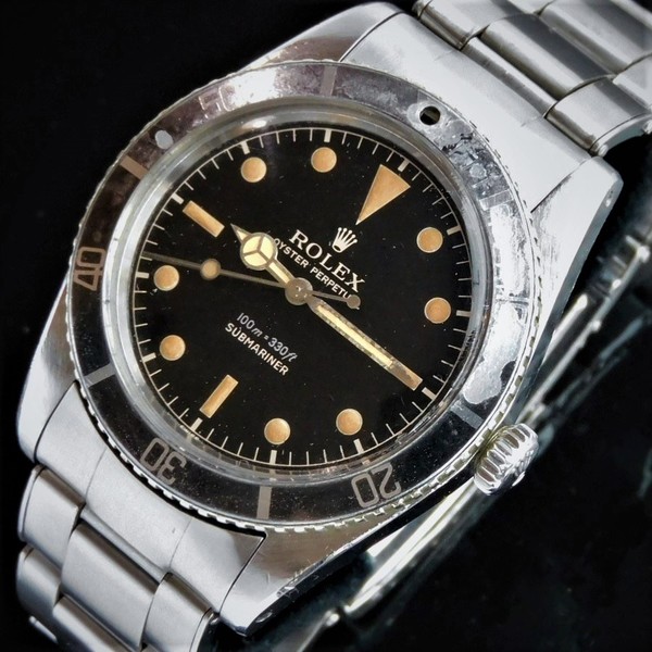 ROLEX ロレックス 5508 サブマリーナ ガードなし 6mmリューズ