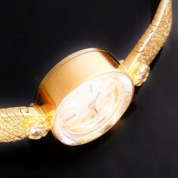 希少 ロレックス カクテルウォッチ ダイヤ オール純正 14K WG 金無垢 ロレックス カクテルウォッチ レディース 14KWG 金無垢