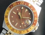 激激稀少14k&SSブラウンコンビフジツボ★ROLEXロレックス GMTマスター Ref.1675/3★Cal.1575☆USジュビリーブレス