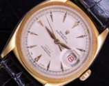 幻の一品18金無垢ピンクGWスイス表記・赤OFFICIALLY・SAR表記フランスインポート品★ロレックス デイトジャスト Ref.6105★名機745キャリ