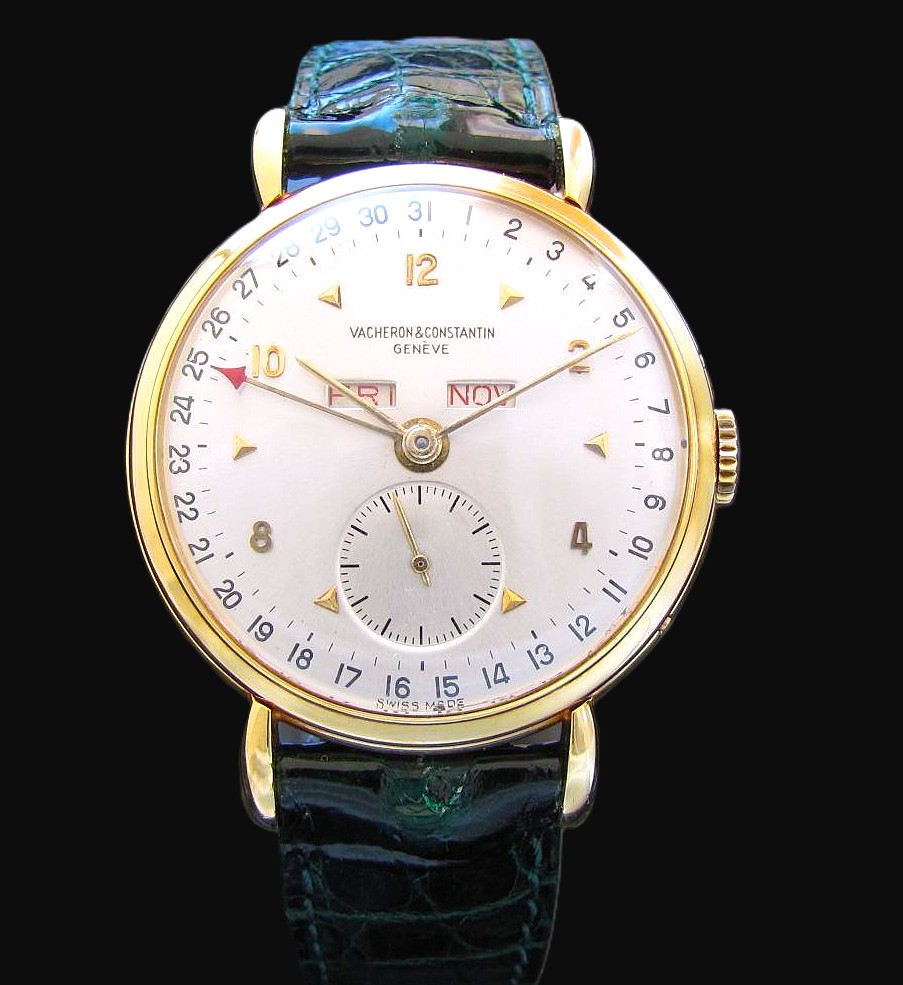 Vacheron Constantin Triple Calandar 18k Solid gold Tea Drop Lug Cal.485 / ヴァシュロンコンスタンタン トリプルカレンダー 18金無垢ティアドロップラグのサムネイル