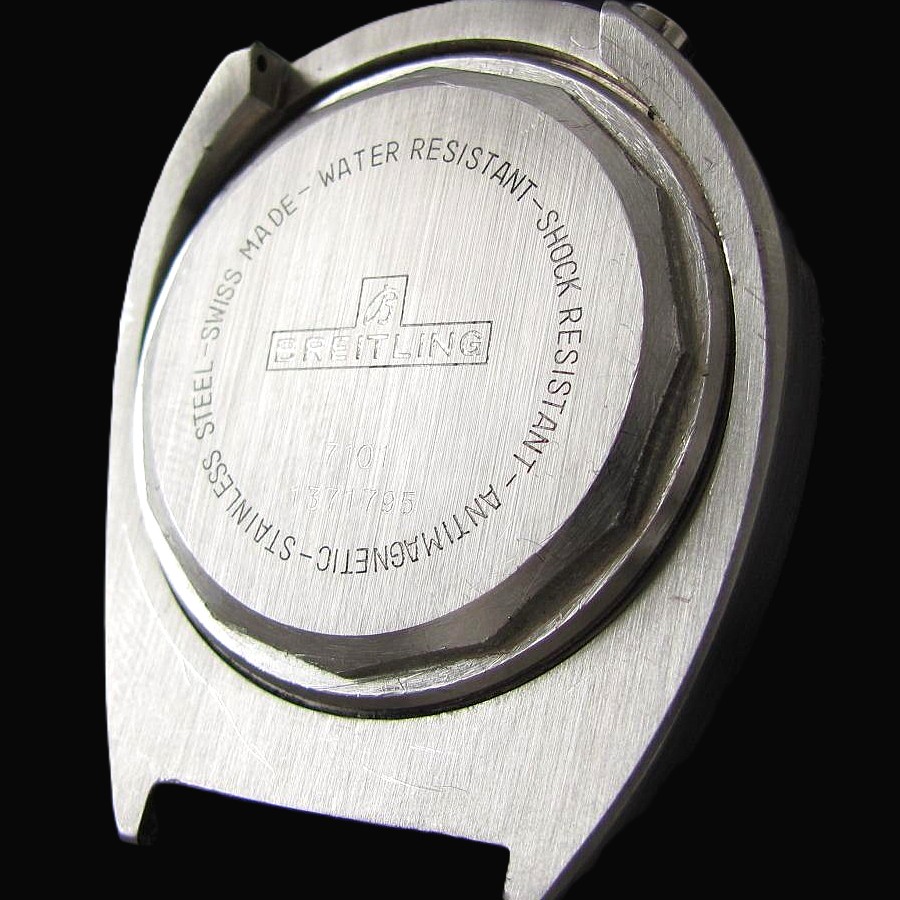 Breitling Chronomat “BULLEHEAD” Brown Up-Down Chronogrpah Dial Ref.7101 Cal.7734 / ブライトリング クロノマット ブルヘッド 縦目クロノグラフのサムネイル