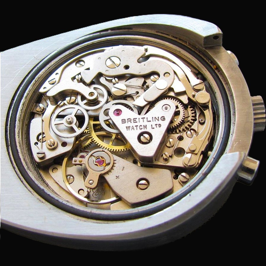 Breitling Chronomat “BULLEHEAD” Brown Up-Down Chronogrpah Dial Ref.7101 Cal.7734 / ブライトリング クロノマット ブルヘッド 縦目クロノグラフのサムネイル