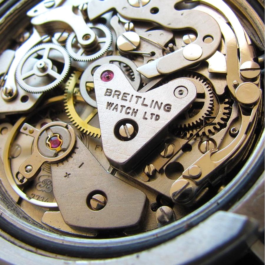 Breitling Chronomat “BULLEHEAD” Brown Up-Down Chronogrpah Dial Ref.7101 Cal.7734 / ブライトリング クロノマット ブルヘッド 縦目クロノグラフのサムネイル