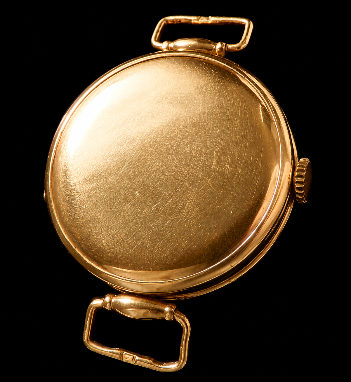 H.Moser & Cie Johann Heinrich Moser Hunter Trench 9k Solid gold Case Circa 1920 ヨハン・ハインリッヒ・モーザ 9金無垢 ハンタートレンチケース 1920年頃 幻の逸品 H・モーザー ポーセリング文字盤のサムネイル