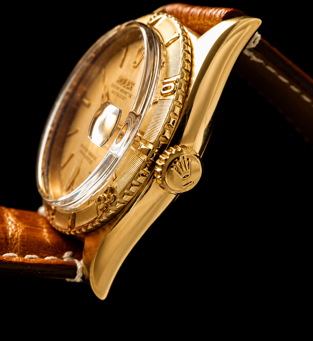 Rolex Thunderbird Oyster Perpetual Datejust Ref.6609 18K Solid Gold Cal.1066 サンダーバード セカンドモデル★ロレックス Ref.6609/Cal.1066★激希少18金無垢シャンパンゴールドのサムネイル
