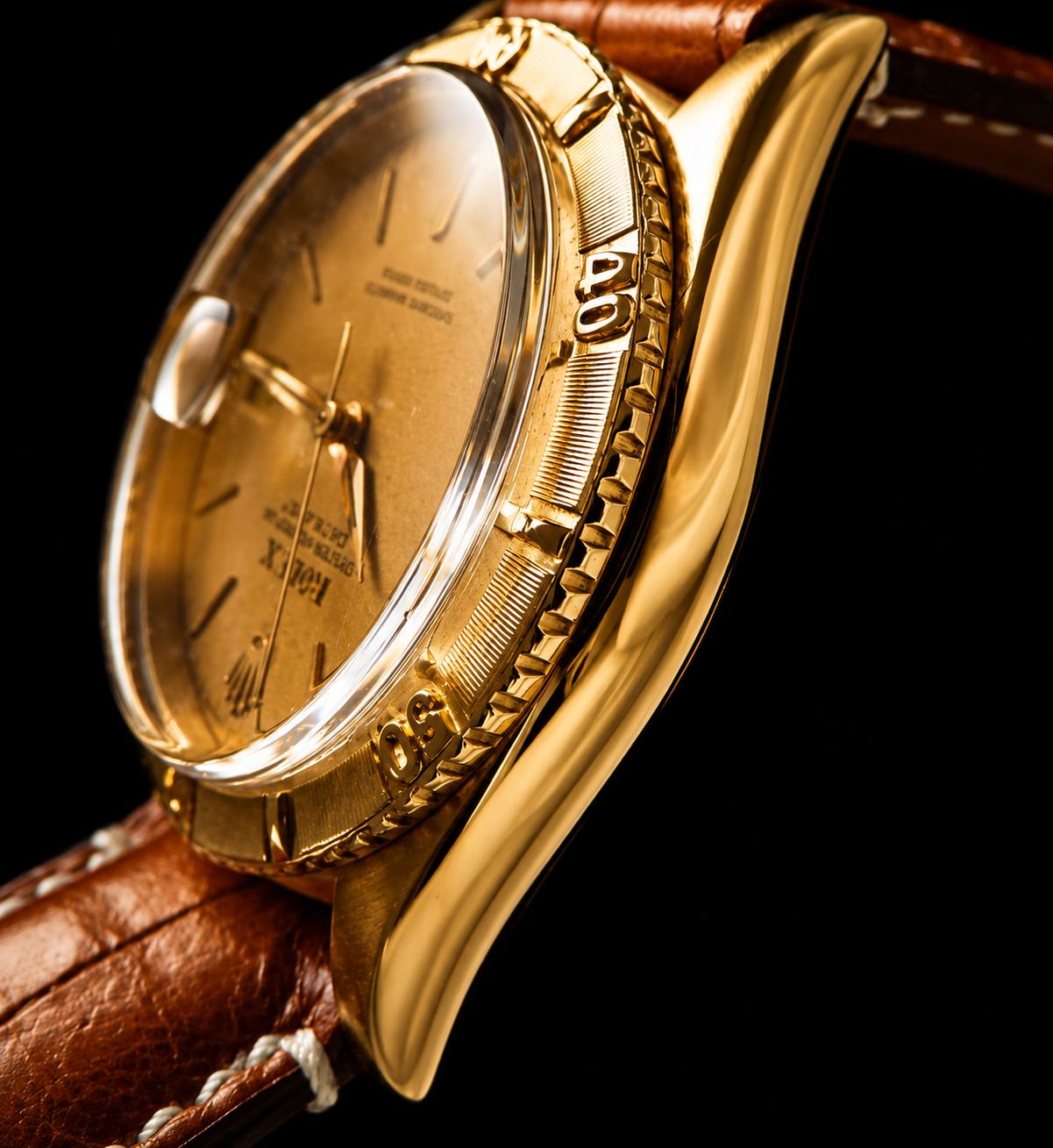 Rolex Thunderbird Oyster Perpetual Datejust Ref.6609 18K Solid Gold Cal.1066 サンダーバード セカンドモデル★ロレックス Ref.6609/Cal.1066★激希少18金無垢シャンパンゴールドのサムネイル